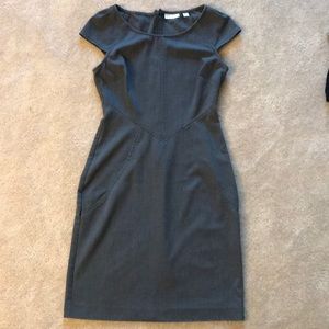 New York & Company Grey Work Dress Size 2